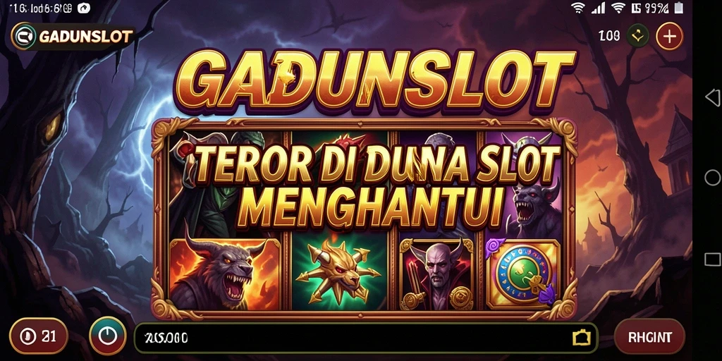 Tampilan menarik dan menakutkan dari gameplay GADUNSLOT.