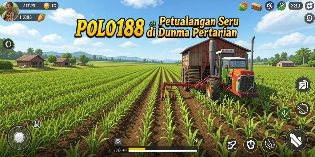 Tangkapan layar POLO188 menampilkan aktivitas bertani yang seru dan grafis menawan.