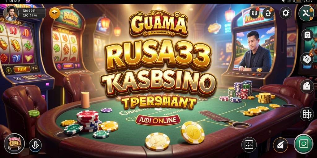 Tangkapan layar utama RUSA33 yang menampilkan keseruan gameplay Kasino.